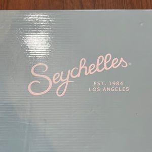 Seychelles black leather boots. 8.5